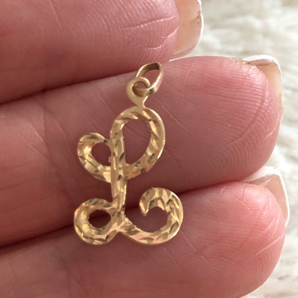 14K gold charm